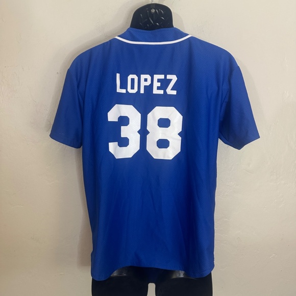 Chicago Cubs #38 Nicky Lopez Jersey 20" armpit to armpit seams Poly blend - Picture 3 of 3
